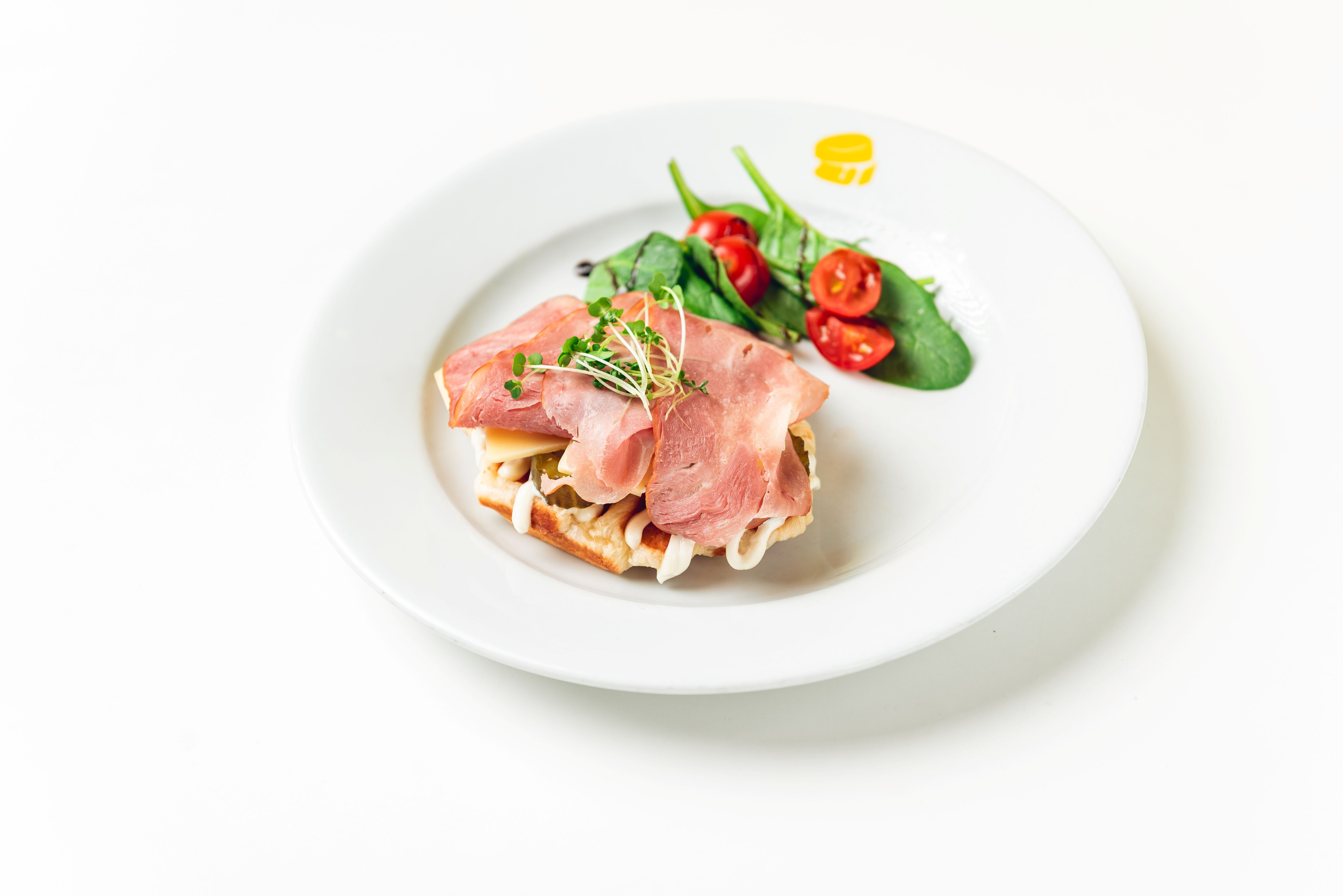 Fuwa Fuwa savory pancake with ham and cheese.