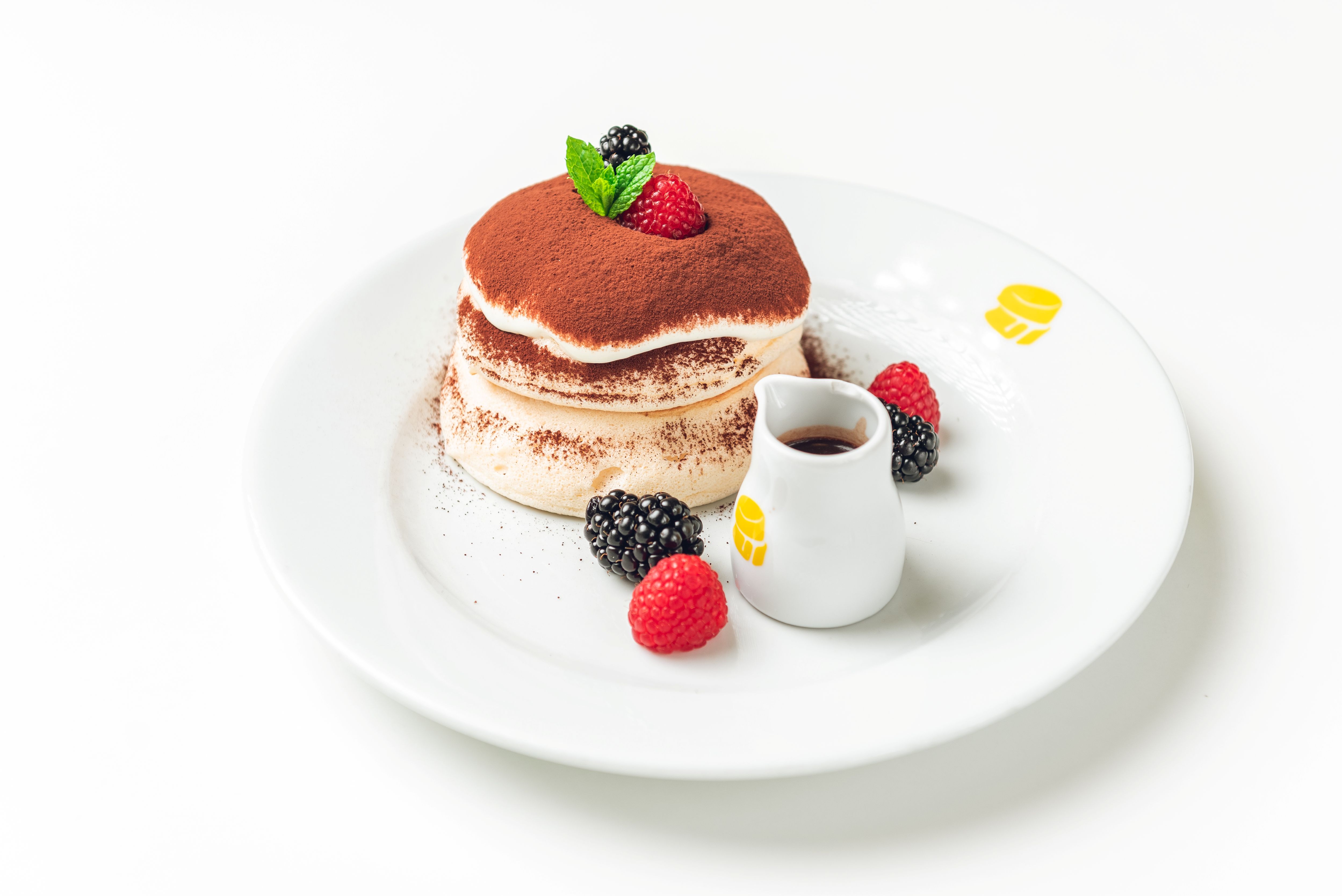 Fuwa Fuwa tiramisu soufflé pancake with cocoa finish.